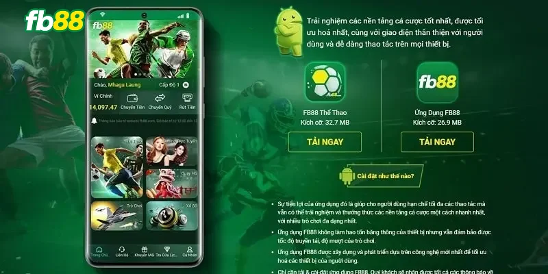 Hướng dẫn tải app Fb88 chi tiết nhất cho tân thủ